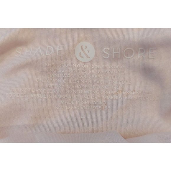 Shade & Shore Bikini‎ Bandeau Top 36B and Side-Tie High Waist Bottom Large - Picture 3 of 9